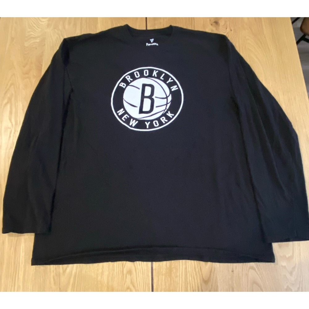 Fanatics Kevin Durant #7 NBA Brooklyn Nets L/S Double Sided Men's XXL T-Shirt